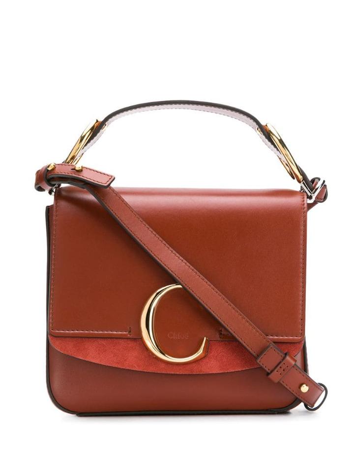 Chloé Medium C-ring Shoulder Bag - Brown