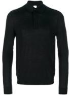 Paul Smith Longsleeved Polo Shirt - Black