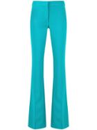 Moschino Flared Mid-rise Trousers - Blue