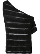 Rta One Shoulder Blouse - Black
