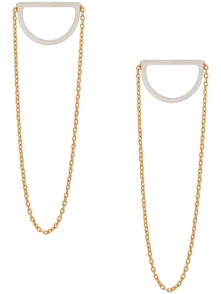 Maya Magal Luna Earrings - Silver