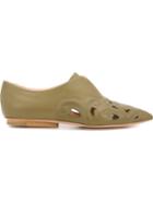 Derek Lam Kyoto Slippers, Women's, Size: 37, Green, Nappa Leather