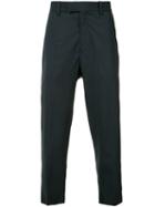 Oamc - Tapered Ankle Length Trousers - Men - Cotton/spandex/elastane/virgin Wool - 50, Blue, Cotton/spandex/elastane/virgin Wool