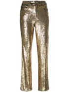 Iro Sequin Trousers - Gold