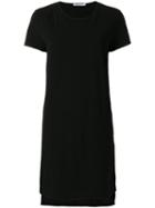 T By Alexander Wang - Teardrop Cutout Dress - Women - Cotton - M, Black, Cotton