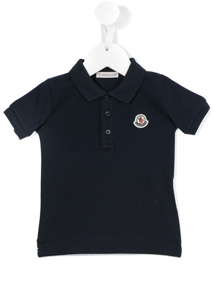 Moncler Kids Classic Polo Shirt, Boy's, Size: 18-24 Mth, Blue