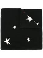 Chinti & Parker Star Intarsia Scarf - Black