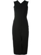 Rag & Bone V-neck Fitted Dress - Black