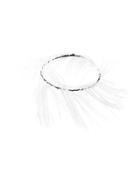 Ann Demeulemeester Feather Embellished Crown - White