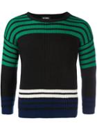 Raf Simons Ribbed Striped Jumper