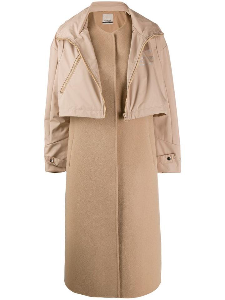 Pinko Two-piece Coat - Neutrals