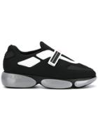 Prada Touch-strap Colour-block Sneakers - Black