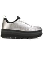 Prada Platform Sneakers - Grey