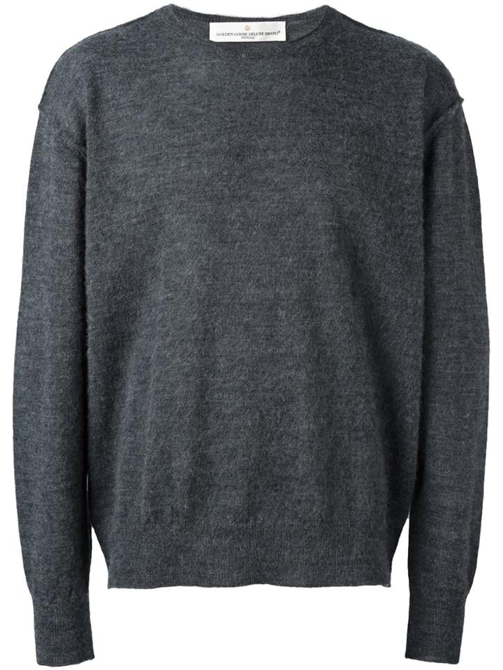 Golden Goose Deluxe Brand Crew Neck Jumper - Grey