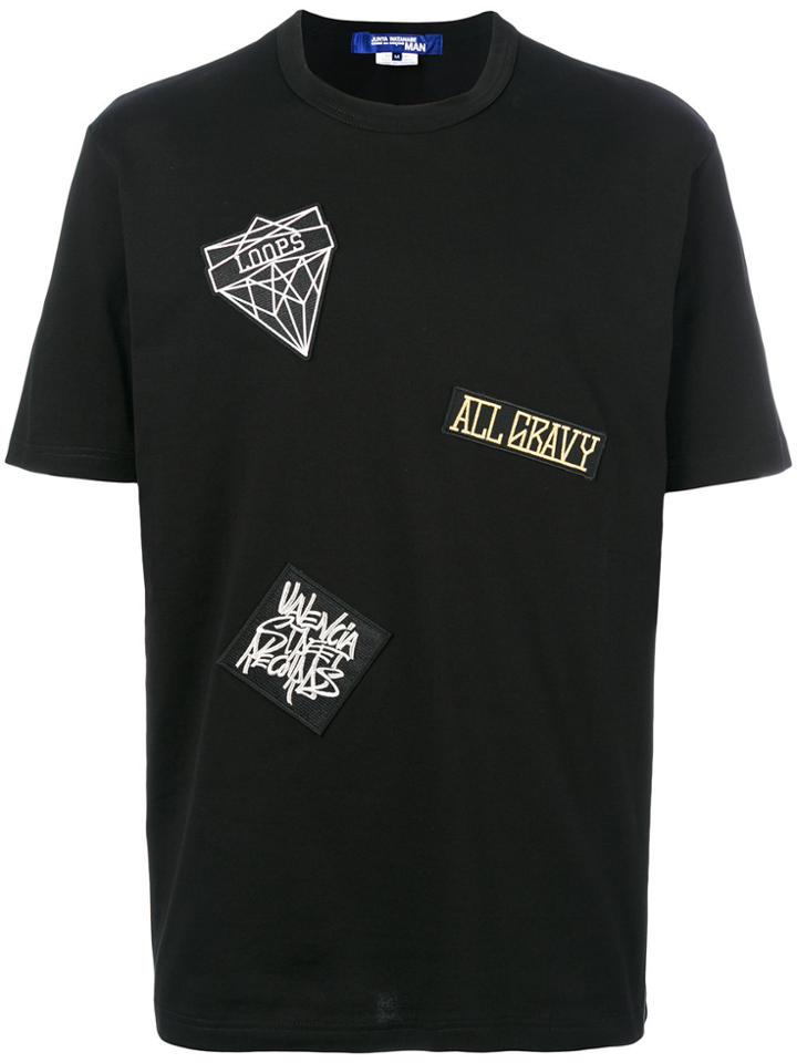 Junya Watanabe Comme Des Garçons Man Patch T-shirt - Black