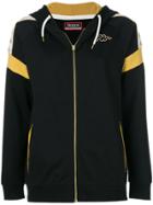 Kappa Contrast Sleeve Stripe Hoody - Black