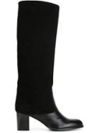 Veronique Branquinho Panelled Chunky Heel Boots