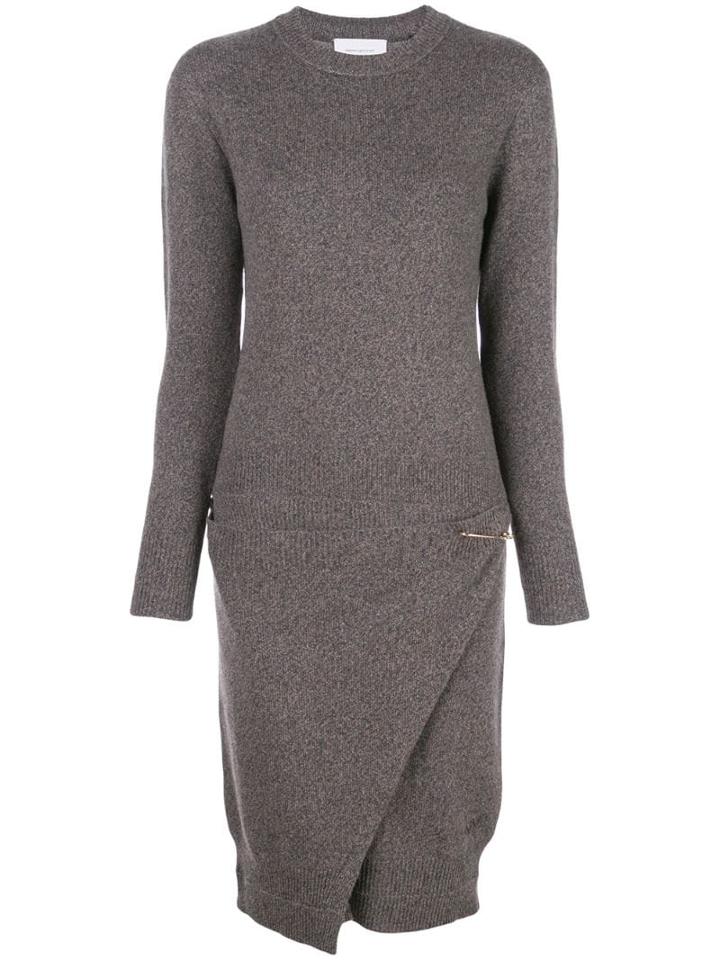Alexandra Golovanoff Knitted Dress - Brown