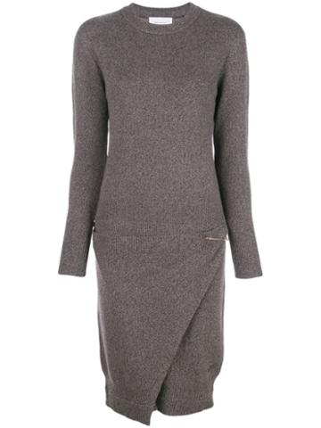 Alexandra Golovanoff Knitted Dress - Brown