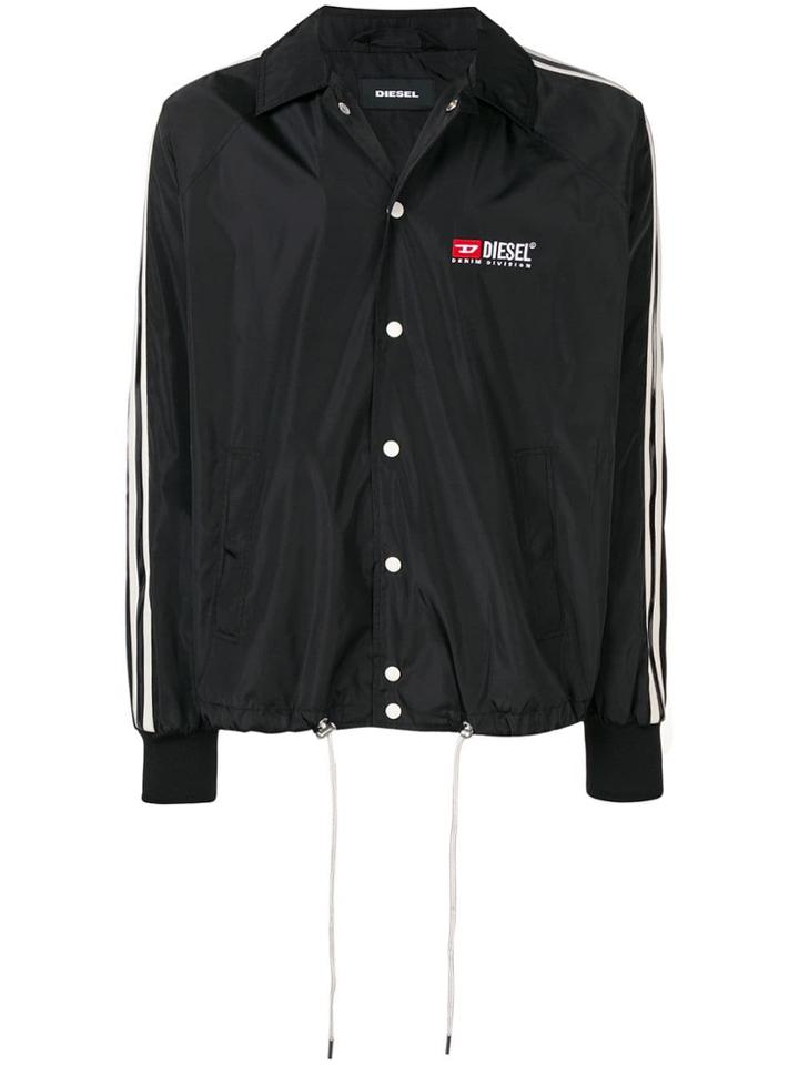 Diesel Nylon Coach Jacket - Black