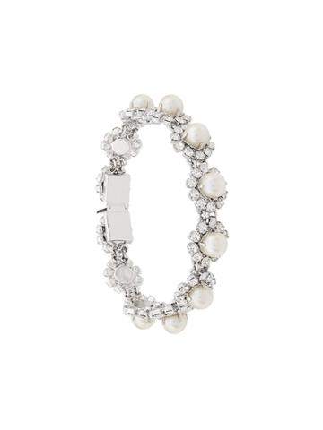 Christian Dior X Susan Caplan 1994 Archive Floral Bracelet - Silver