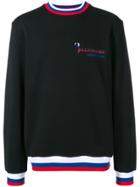 Billionaire Striped Hem Sweatshirt - Black