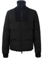Maison Margiela Roll Neck Padded Jacket, Men's, Size: 50, Black, Cotton/feather Down/polyamide/wool