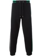 Mcq Alexander Mcqueen Contrast Stripe Track Pants, Men's, Size: Large, Black, Cotton