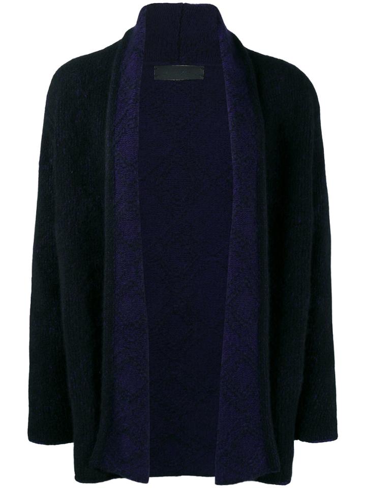 The Elder Statesman Southwest Smoking Cardigan - Black