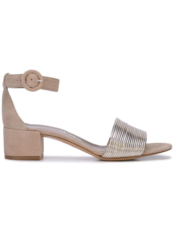 Agl Micro-strap Sandals - Grey