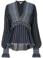 Jonathan Simkhai Ruffle Design Blouse - Blue