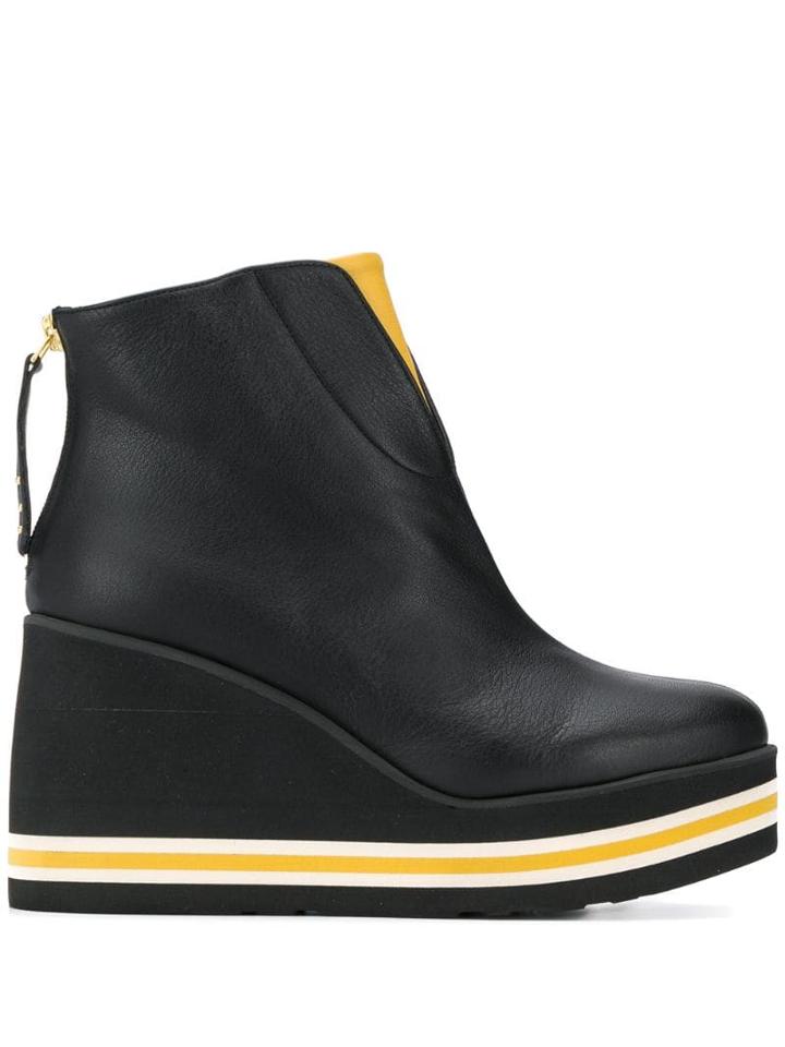 Paloma Barceló Sonya Platform Boots - Black