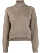 Erika Cavallini Turtleneck Jumper - Neutrals