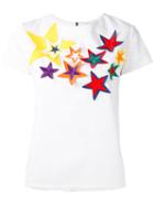 Mira Mikati Star Patch Blouse, Women's, Size: 38, White, Cotton/rayon