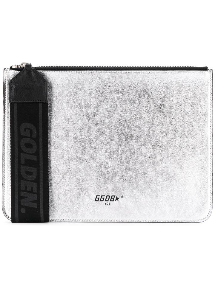 Golden Goose Deluxe Brand Flat Clutch Bag - Metallic