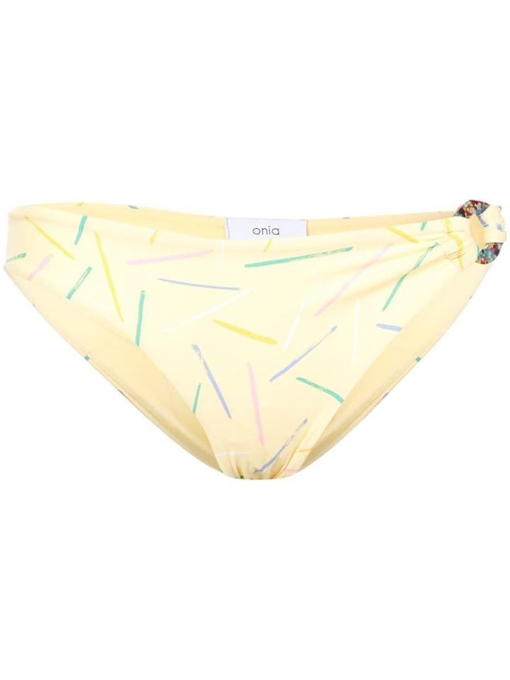Onia Hailey Bikini Bottoms - Yellow