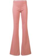Giambattista Valli Long Flared Trousers - Pink & Purple