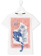 Gucci Kids Elephant Print T-shirt, Boy's, Size: 8 Yrs, White