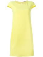 Ermanno Scervino Shortsleeved Shift Dress, Women's, Size: 42, Yellow/orange, Spandex/elastane/acetate/viscose