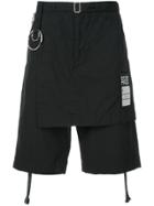 Maison Mihara Yasuhiro Buckled Shorts - Black