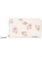 Coach Floral Bow Medium Wallet - White