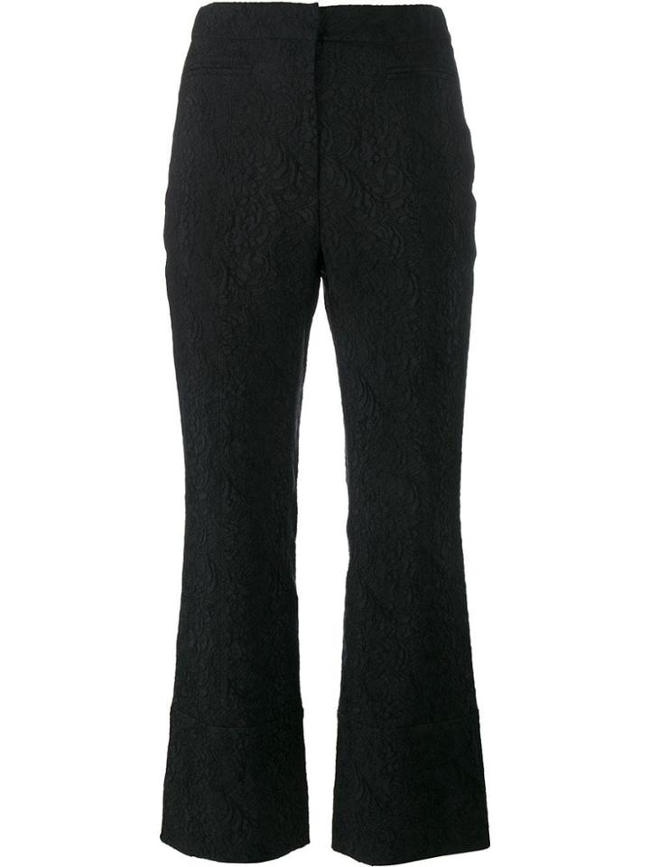 Erdem Brocade Trousers - Black