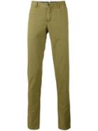 Pt01 - Illustrated Chino Trousers - Men - Cotton/linen/flax - 50, Green, Cotton/linen/flax