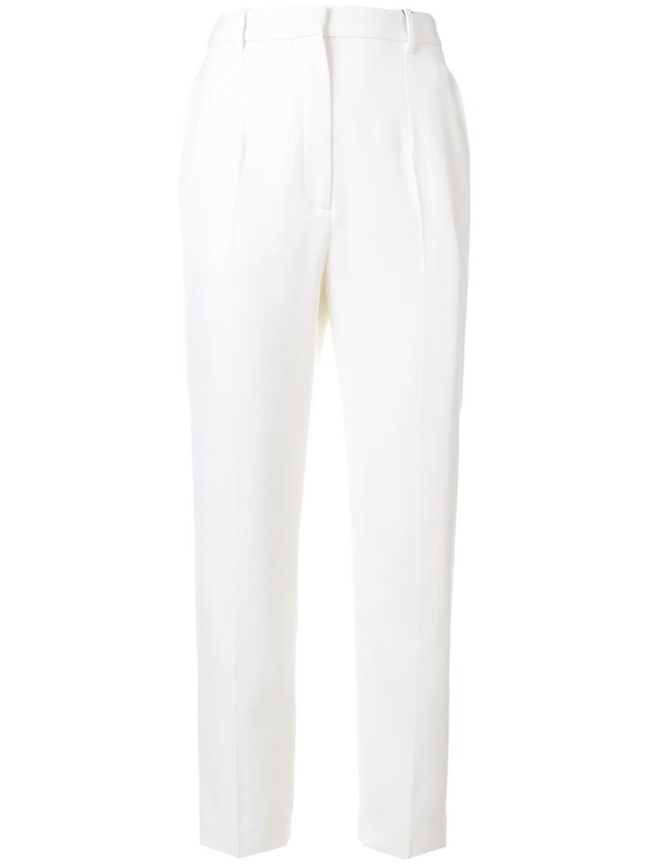 Alexander Mcqueen Straight-leg Trousers - White