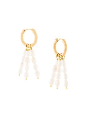 Sandralexandra Tripode Beaded Earring - Gold