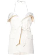 Maison Margiela Fitted Tailored Dress - White