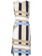 Msgm Striped Sleeveless Dress
