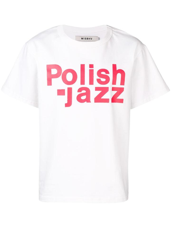 Misbhv Polish Jazz T-shirt - White