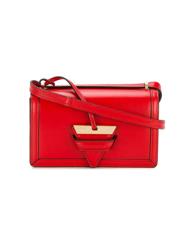 Loewe - 'barcelona' Shoulder Bag - Women - Leather - One Size, Red, Leather