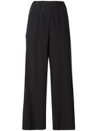 Aspesi Cropped Straight Trousers, Women's, Size: 44, Black, Silk